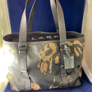 L.A.M.B. “Hands” Tote. Like new! With dust cover